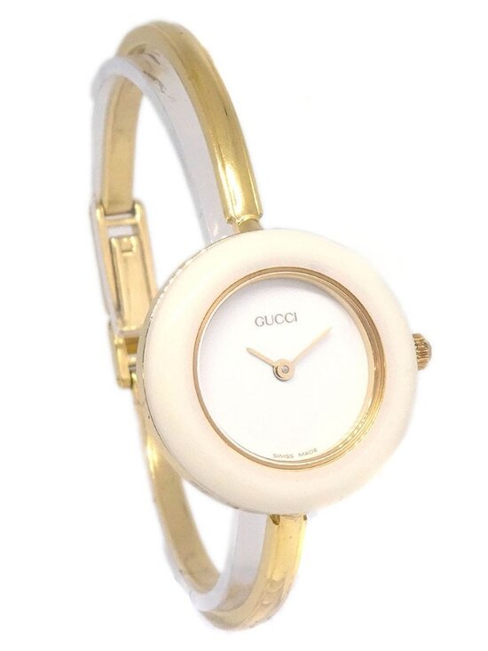 Gucci 1100-L Change Bezel Chameleon Quartz Watch SS 126660 main image 8